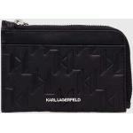 Pánske Designer Malé peňaženky Karl Lagerfeld čiernej farby v zľave 