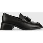 Kožené mokasíny Vagabond Shoemakers BLANCA dámske, čierna farba, na platforme, 5517.001.20
