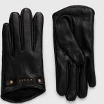 Dámske Kožené rukavice Guess čiernej farby z polyesteru v zľave 