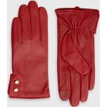 Dámske Designer Kožené rukavice Ralph Lauren červenej farby z polyesteru v zľave udržateľná móda 