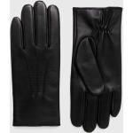 Pánske Designer Kožené rukavice Tiger of Sweden čiernej farby z vlny 