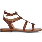 Dámske Kožené sandále Geox hnedej farby vo veľkosti 41 na leto 