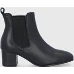 Dámske Členkové topánky LEVI´S čiernej farby z kože vo veľkosti 38 