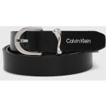 Dámske Designer Opasky Calvin Klein čiernej farby z kože vo veľkosti 4 XL s dĺžkou 100 v zľave 