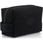 Pánske Kozmetické tašky Gant Shield čiernej farby z bavlny na zips 
