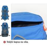 Pánske Športové batohy HUSKY modrej farby reflexné prvky 