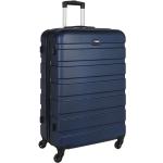 Veľké cestovné kufre XQmax modrej farby z plastu integrovaný zámok 