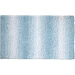 Kúpeľňové predložky Kela ľadovo modrej farby z polyesteru ekologicky udržateľné 