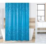 Sprchové závesy modrej farby 200x180 
