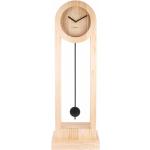 Pánske Kyvadlové hodiny Karlsson béžovej farby z borovicového dreva 
