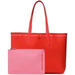 Dámske Shopper kabelky Lacoste ružovej farby z koženky v zľave 