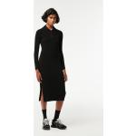 Lacoste Každodenné šaty EF0632 Čierna Slim Fit