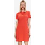 Lacoste Každodenné šaty EF5473 Červená Slim Fit