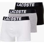 LACOSTE Underwear trunk Black/ White/ Grey L