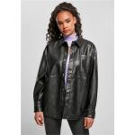 Ladies Faux Leather Overshirt 3XL