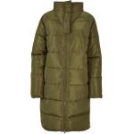 Dámske Zimné kabáty Urban Classics zelenej farby v streetwear štýle vo veľkosti 4 XL 
