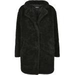 Čierny dámsky kabát Urban Classics Ladies Oversized Sherpa Coat 4XL