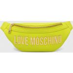 Dámske Designer Ľadvinky Moschino Love Moschino zelenej farby z polyuretánu Vegan 