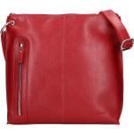Dámske Crossbody kabelky Lagen červenej farby z kože 
