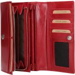 Dámske Luxusné peňaženky Lagen červenej farby 