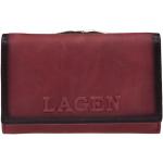 Dámske Luxusné peňaženky Lagen červenej farby 