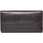 Dámske Kožené peňaženky Lagen čiernej farby 