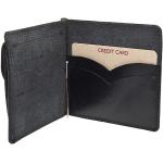 Pánske Kožené peňaženky Lagen čiernej farby v minimalistickom štýle 