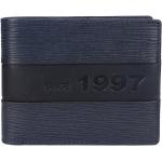 Pánske Kožené peňaženky Lagen modrej farby 