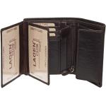 Pánske Kožené peňaženky Lagen tmavo hnedej farby v elegantnom štýle 
