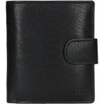 Pánske Kožené peňaženky Lagen čiernej farby v elegantnom štýle 