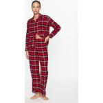 Dámske Designer Pyžamá Ralph Lauren červenej farby z bavlny v zľave 
