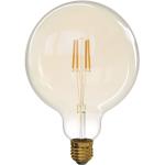 LED osvetlenie emos zlatej farby vo vintage štýle zo skla kompatibilné s E27 