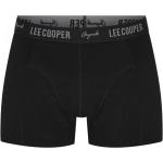 Boxerky Lee Cooper čiernej farby v hipsterskom štýle z bavlnenej zmesi v zľave 