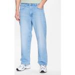 Pánske Loose Fit jeans LEE modrej farby z bavlny v zľave 