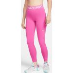 Dámske Elastické nohavice Nike Pro ružovej farby z polyesteru 