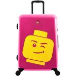 Detské Stredné cestovné kufre Lego ružovej farby integrovaný zámok objem 70 l 