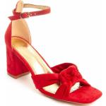 Dámske Sandále červenej farby vo veľkosti 41 v zľave na leto 