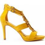 Dámske Sandále žltej farby vo veľkosti 35 v zľave na leto 