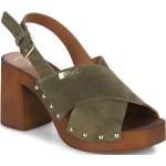 Dámske Kožené sandále Les Tropeziennes zelenej farby vo veľkosti 41 na leto 
