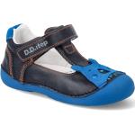 Nová kolekcia: Detské Kožené sandále D.D.step modrej farby vo veľkosti 15 na leto 