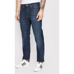 Pánske Straight Fit jeans LEVI´S tmavo modrej farby z denimu v zľave 