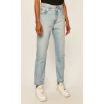 Dámske Straight Fit jeans LEVI´S 501 modrej farby regular z bavlny so šírkou 27 s dĺžkou 30 