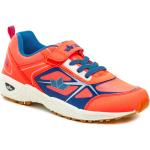 Dievčenské Tenisky na suchý zips Lico oranžovej farby v športovom štýle zo syntetiky vo veľkosti 30 na štandardné nohy 