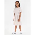Dievčenské šaty Tommy Hilfiger BIO sivej farby z bavlny do 4 rokov v zľave udržateľná móda 