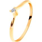Zlaté prstene Šperky eshop zlatej farby zo zlata s diamantom 52 