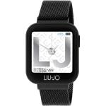 Inteligentné hodinky Liu Jo čiernej farby v športovom štýle 