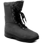 Nová kolekcia: Pánske Členkové topánky čiernej farby z nubukovej kože vo veľkosti 52 na štandardné nohy šnurovacie na zimu 