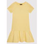 Dievčenské šaty žltej farby zo syntetiky do 13/14 rokov v zľave 