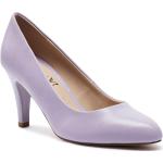 Dámske Lodičky Caprice fialovej farby v elegantnom štýle vo veľkosti 38 s motívom Lavender na jar 