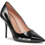 Dámske Designer Lodičky Moschino Love Moschino čiernej farby v elegantnom štýle vo veľkosti 37 v zľave na jar 